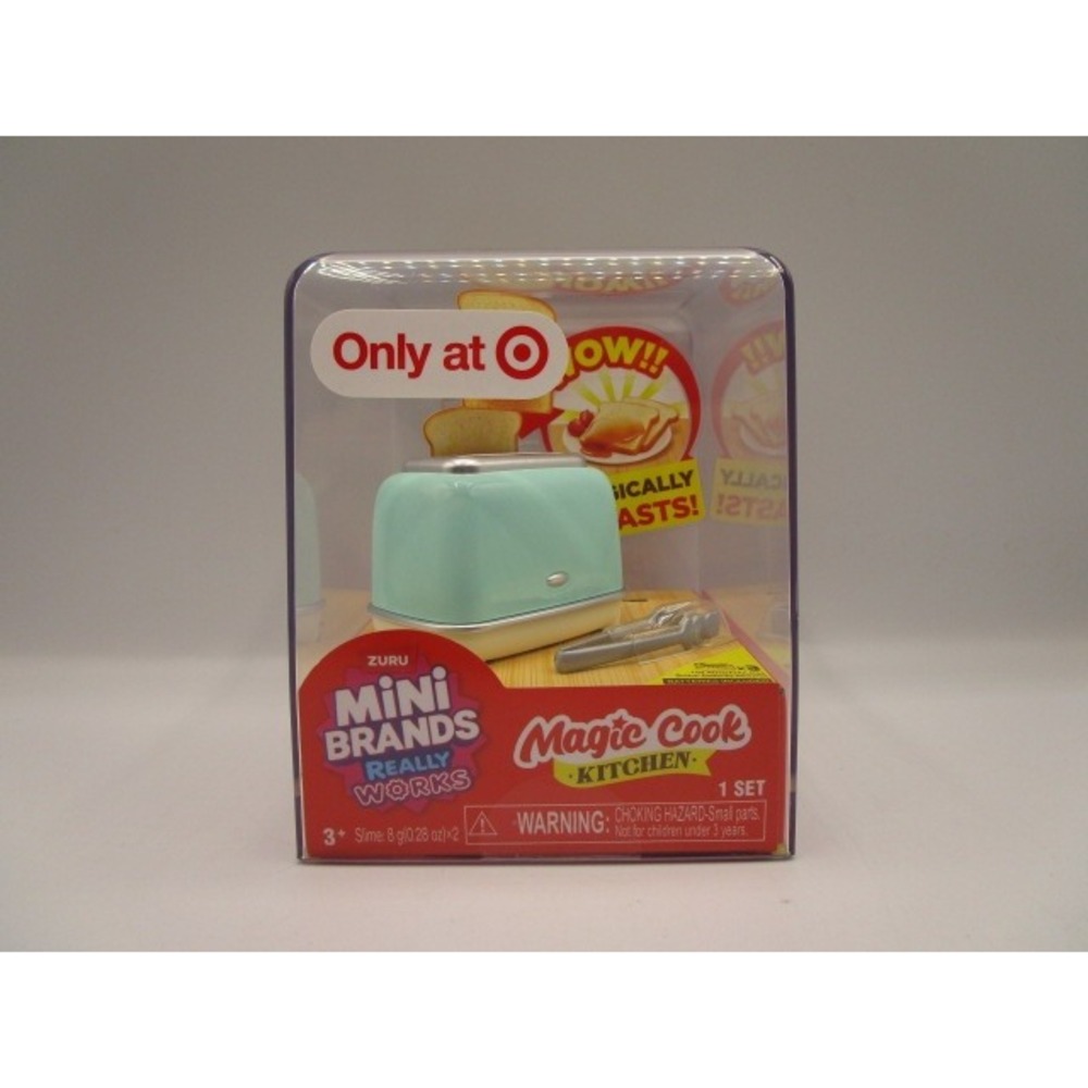 Zuru Mini Brands Magic Cook Kitchen Toaster Target Exclusive Teal Really Works